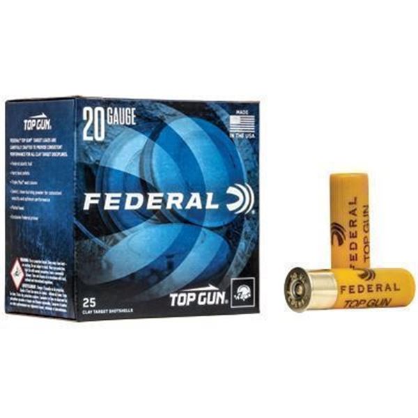 FED TOP GUN 20GA 2.75" #7.5 - 250 Rounds
