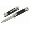 Image 1 : 4" BLACK G10 STILETTO STYLE LINER LOCK