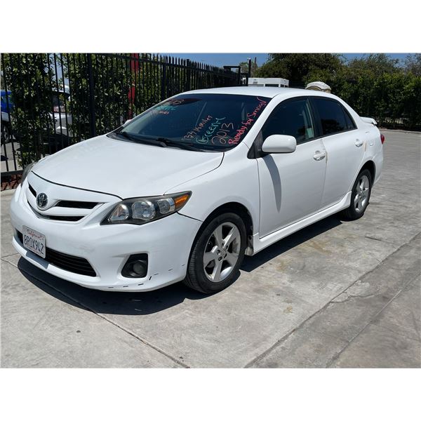 TOYT COROLLA 2013 SALV/T