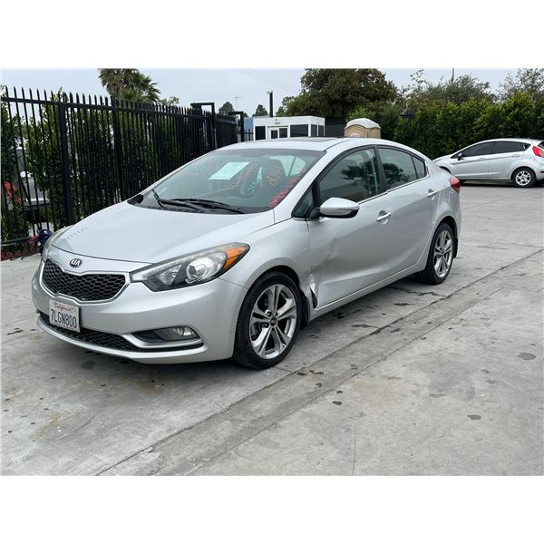 KIA  FORTE 2014 T-REPO-SMOG-2 DAYS