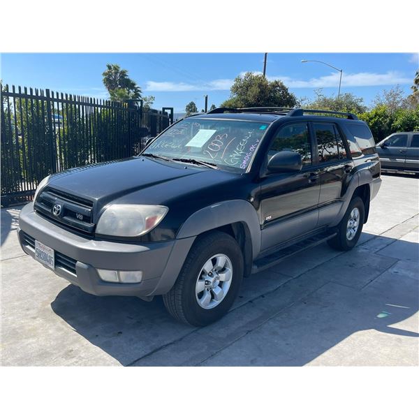 TOYT 4RUNNER 2003 WAIT/TITLE- SMOG