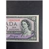Image 3 : Canadian 1954 Ten Dollar Bill - Beattie/Coyne