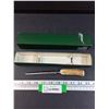 Image 1 : Genuine Stag Handled Letter Opener w/Gift Box - 8.5" Long