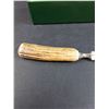 Image 2 : Genuine Stag Handled Letter Opener w/Gift Box - 8.5" Long