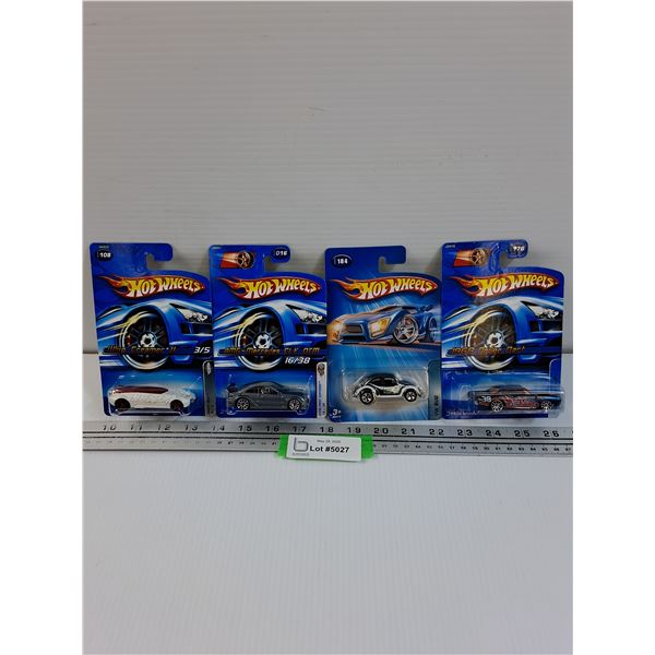 (4) Hot Wheels: Whip Creamer, AMG Mercedes, Bug, Dodge Dart