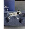 Image 2 : # Swarovski Crystal - Dalmation Puppy Dog Figurine w/Case & Certificate - 2" x 2.5"