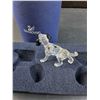 Image 3 : # Swarovski Crystal - Dalmation Puppy Dog Figurine w/Case & Certificate - 2" x 2.5"