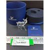 Image 1 : # Swarovski Crystal - Deer Figurine w/Case & Certificate - 2.5" x 2.5"