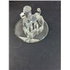 Image 2 : # Swarovski Crystal - Poodle Dog Figurine w/Case & Certificate - 2" x 2"