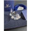 Image 4 : # Swarovski Crystal - Bunny Figurine w/Case & Certificate - 2" x 2"