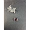 Image 2 : # Swarovski Crystal - Kitten w/Ball of Pink Yarn Figurine w/Case & Certificate - 2" x 1"