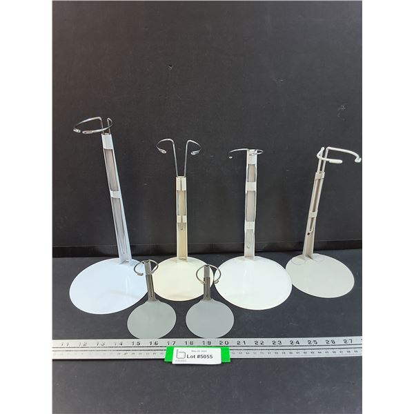 (6) Doll Stands - Assorted