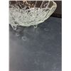Image 3 : Clear Indiana Carnival Glass Footed Oval Serving Bowl - 12" x 4.5" x 8.5"