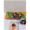 Image 4 : Elvis Persley Lot: Tins, Phone Book, Ornament, Misc