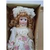 Image 2 : Porcelain Southern Bride Doll - 19" Tall in Box