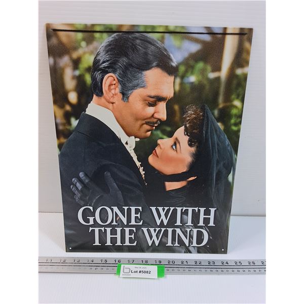 Gone with the Wind Metal Wall Picture - 12.5" x 16"