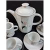 Image 4 : Belfor Tea Set: Teapot, Creamer & Sugar Set, (4) Tea Cup & Saucer Set