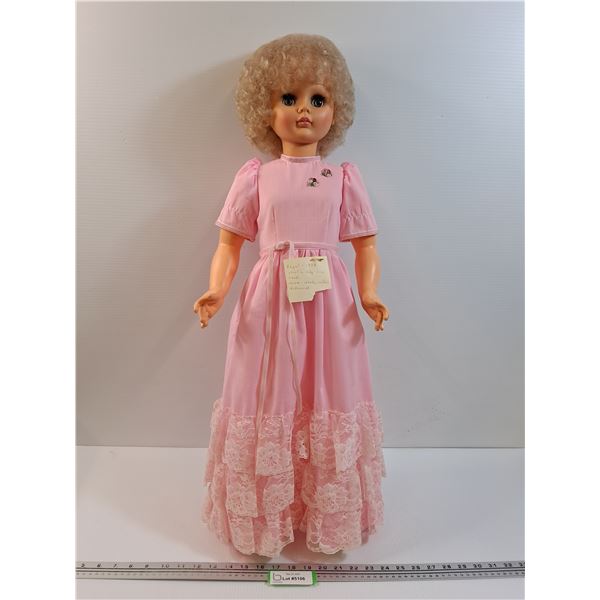 Regal 1984 Plastic Doll w/Vinyl Head - Wendy Walker - 33" x 11" x 5"  -  Pick Up