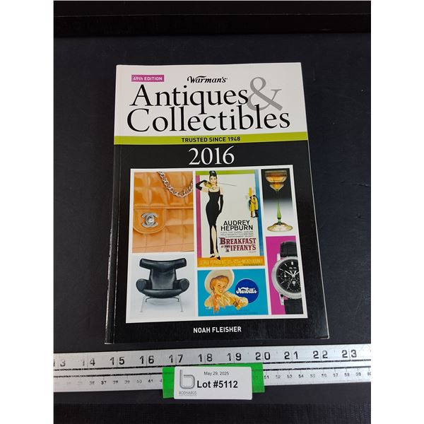 Antiques & Collectibles 2016 Edition Book