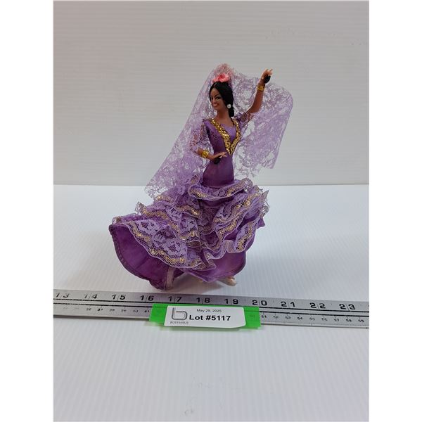 Flamenco Dancer Doll w/Stand