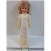 Image 1 : Regal Vinyl Vintage Doll - 1980 Circa - Bridal Doll - 20" Tall