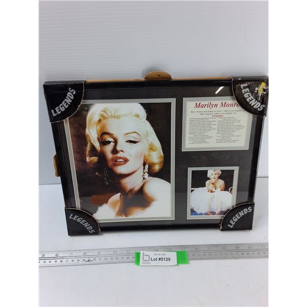 Legends Never Die Marilyn Monroe Framed Picture -  14'' x 11.5''