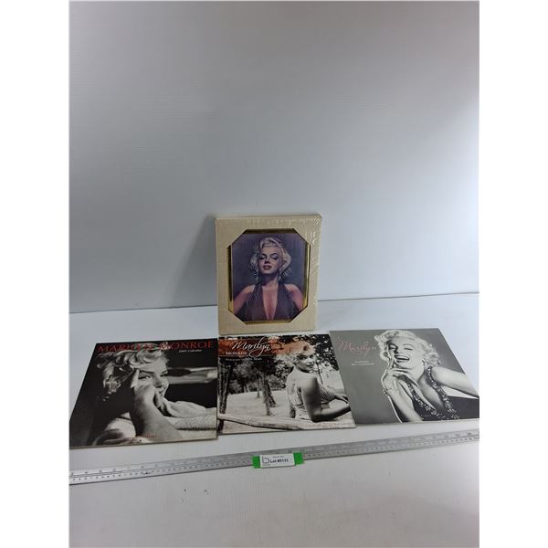 (3) Marilyn Monroe Calenders, Marilyn Monroe Framed Picture -  10'' x 8''