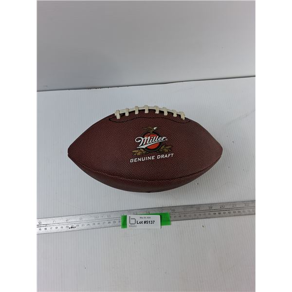 Miller Genuine Draft Football