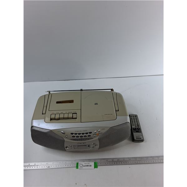 Sony CD Radio Cassette Player - As Is