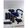 Image 1 : (5) Ammo Cases, (3) Ammo loaders, Paintball Gun Hose Adapter