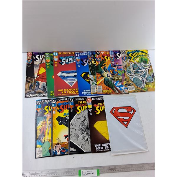 (13) Comics - Superman The Death Of Superman, Superman The Last son Of Krypton, Misc