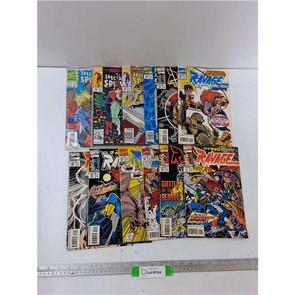 (12) Comics - Its Two Against Ravage, Ravage Battle Of The Beast, Misc
