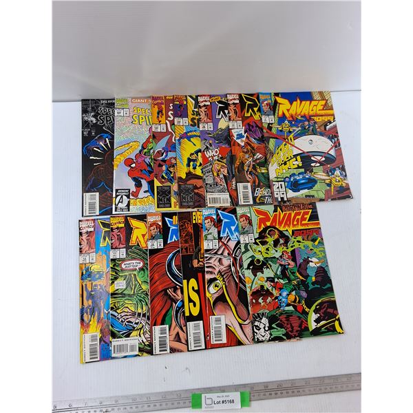 (13) - Comics - Dragonclaws VS Ravage 2099, Ravage 2099 Dogfight Over NYC, Misc