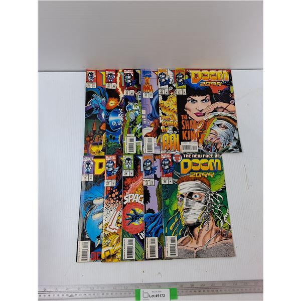 (11) Comics - The New Face Of Doom, Doom 2099 The Shadow King, Misc