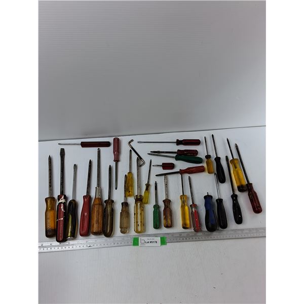Lot Of Assorted ScrewDrivers And Punches