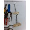 Image 5 : Assorted Tools - Wire Brush, Pliers, Chisel, Misc