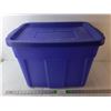 Image 1 : Rubbermaid Storage Tote with Lid 16" Tall x 24" Long x 15.5 Wide, Cannot Ship