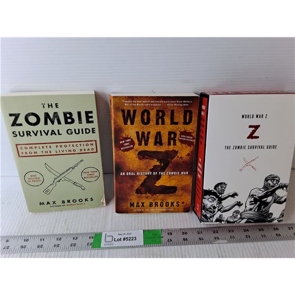 (2) Zombie Books by Max Brooks