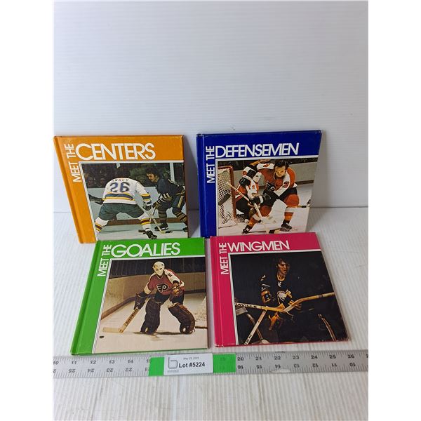 (4) Vintage National Hockey League Books