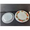 Image 3 : Poinsettia Dish Set- (8) Bowls, (7) Dinner Plates