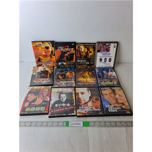 (12) Chinese DVDs- Night of the Twisters, Rules of Engagement What Women Want, Misc.