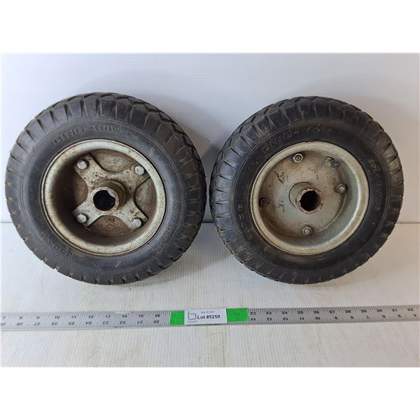(2) Ding-How Utility Tires 350x6
