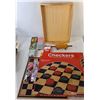 Image 2 : Checkers Game, (6) Decks of Cards, Rolling Pin, Misc.