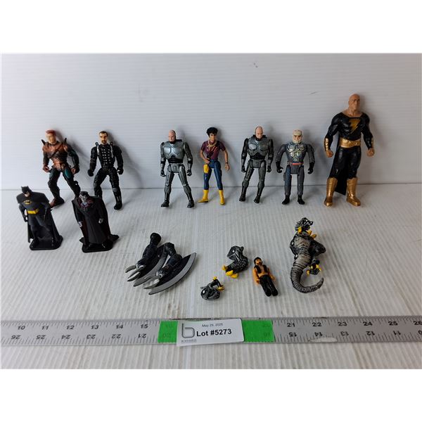 Movie Character Figurines- Batman, Dracula, Robocop, Misc.