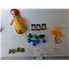 Image 1 : McDonald's Lot- Inflatable Ronald, Stickers, Light Switch Cover, Misc.