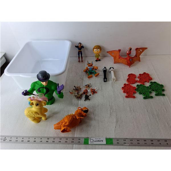 The Ridler Coin Bank, Shaggy Bobblehead, Pez Containers, Misc.