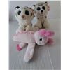 Image 2 : (6) Stuffies- Ty Beanies, Valentine Sloth, Misc.