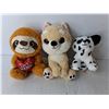 Image 3 : (6) Stuffies- Ty Beanies, Valentine Sloth, Misc.