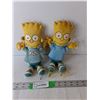 Image 1 : (2) Bart Suction Figurines