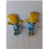 Image 2 : (2) Bart Suction Figurines